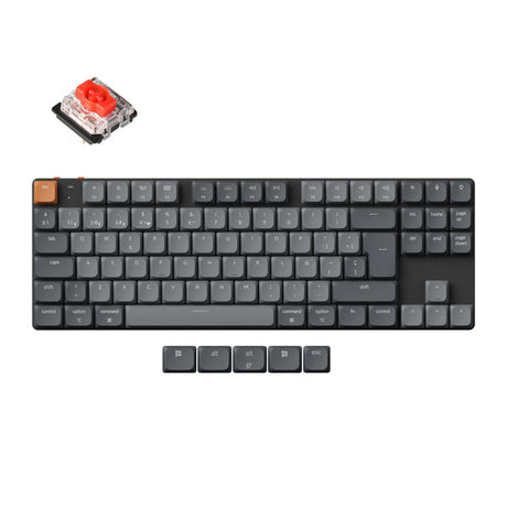 Keychron K1 Max QMK Wireless Custom Mechanical Keyboard ISO Layout Collection