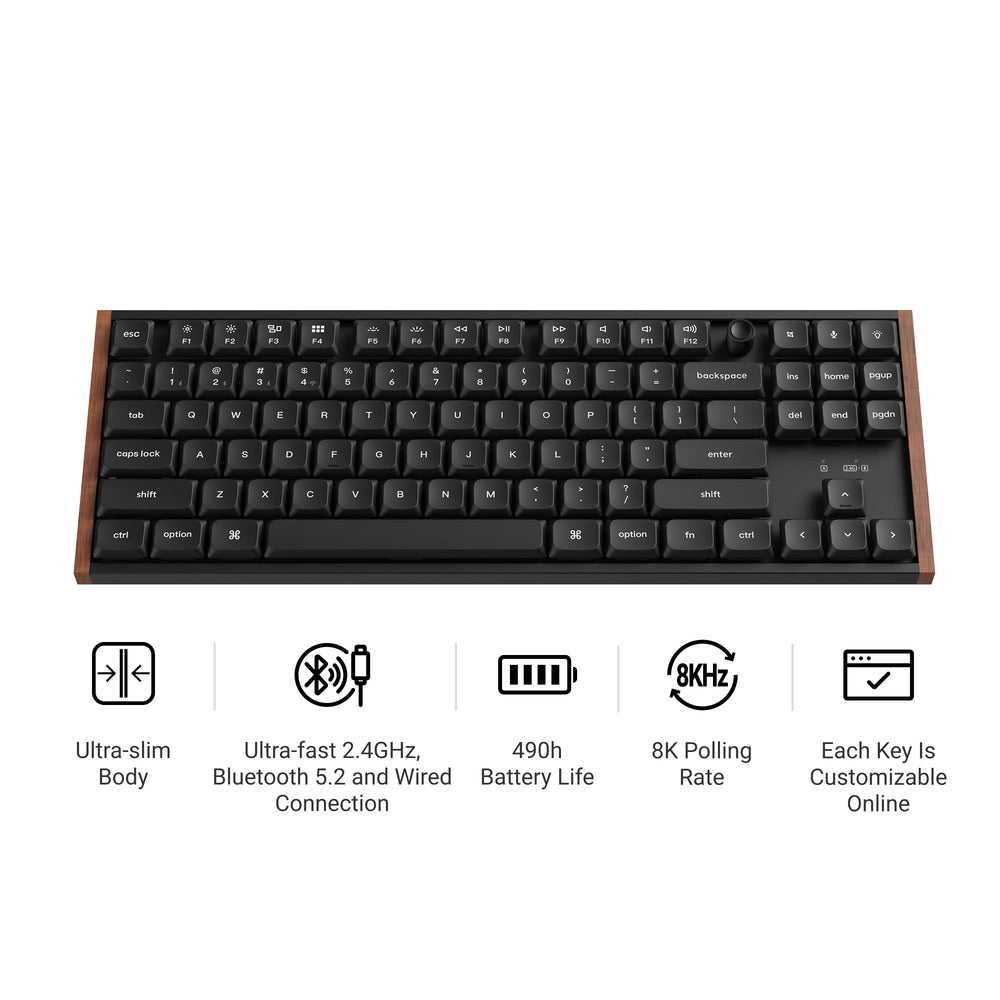 Clavier mécanique personnalisé sans fil Keychron K1 Ultra 8K (disposition ANSI américaine)
