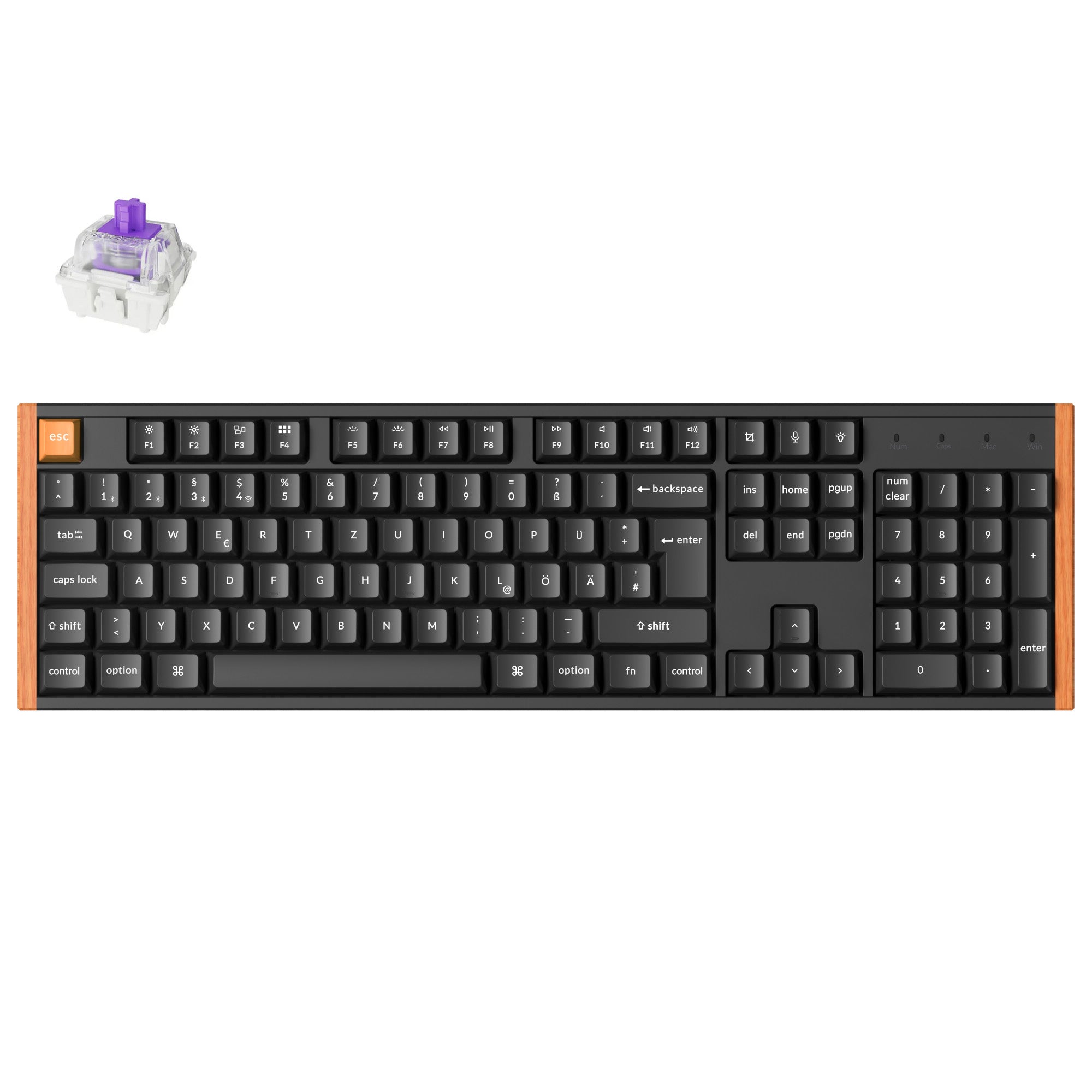 Clavier personnalisé Keychron K10 HE sans fil à interrupteur magnétique Collection disposition ISO