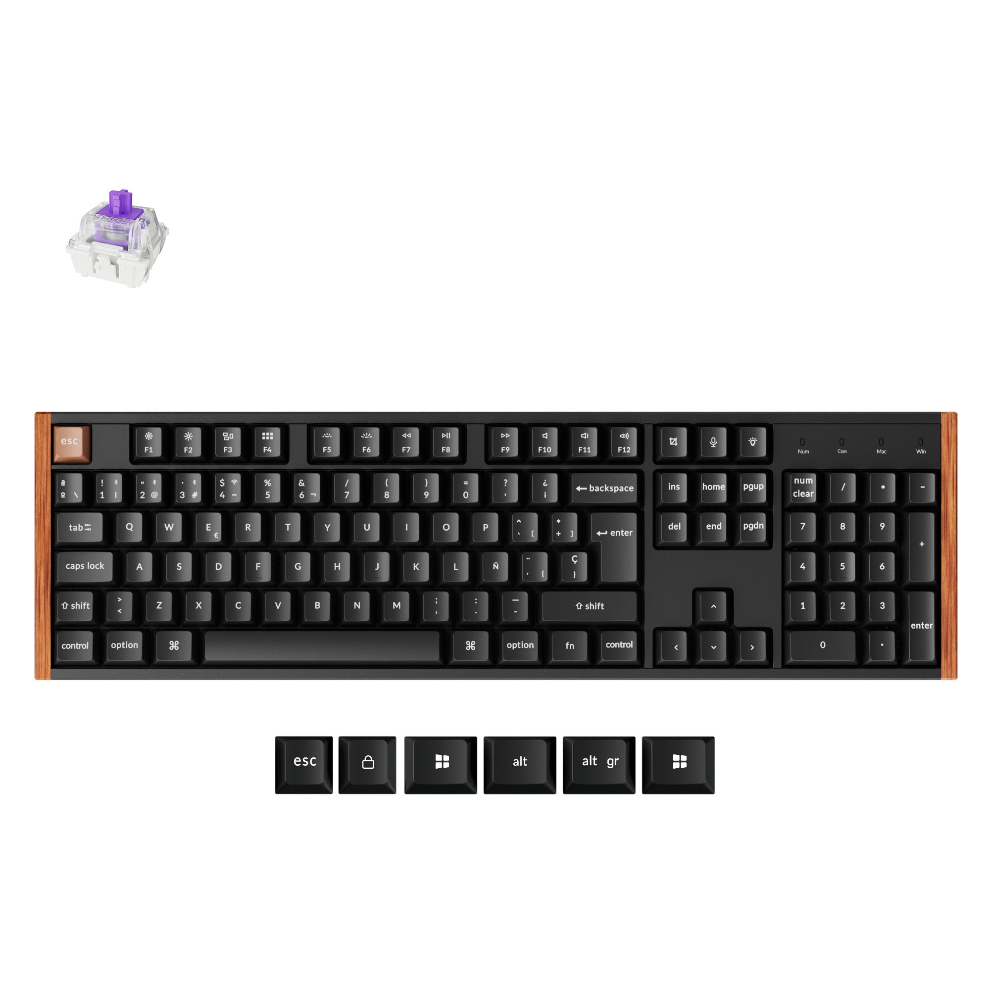 Clavier personnalisé Keychron K10 HE sans fil à interrupteur magnétique Collection disposition ISO