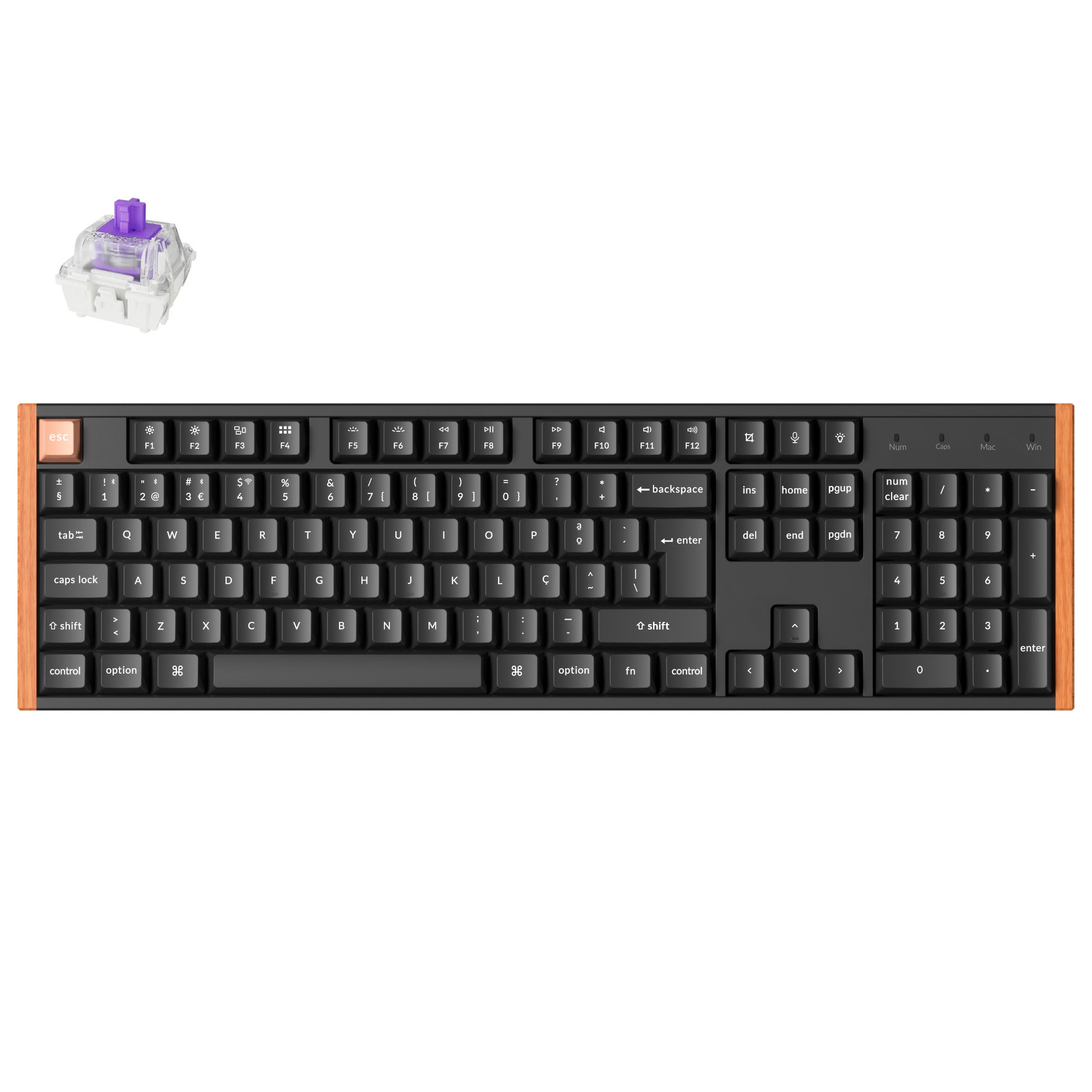 Clavier personnalisé Keychron K10 HE sans fil à interrupteur magnétique Collection disposition ISO