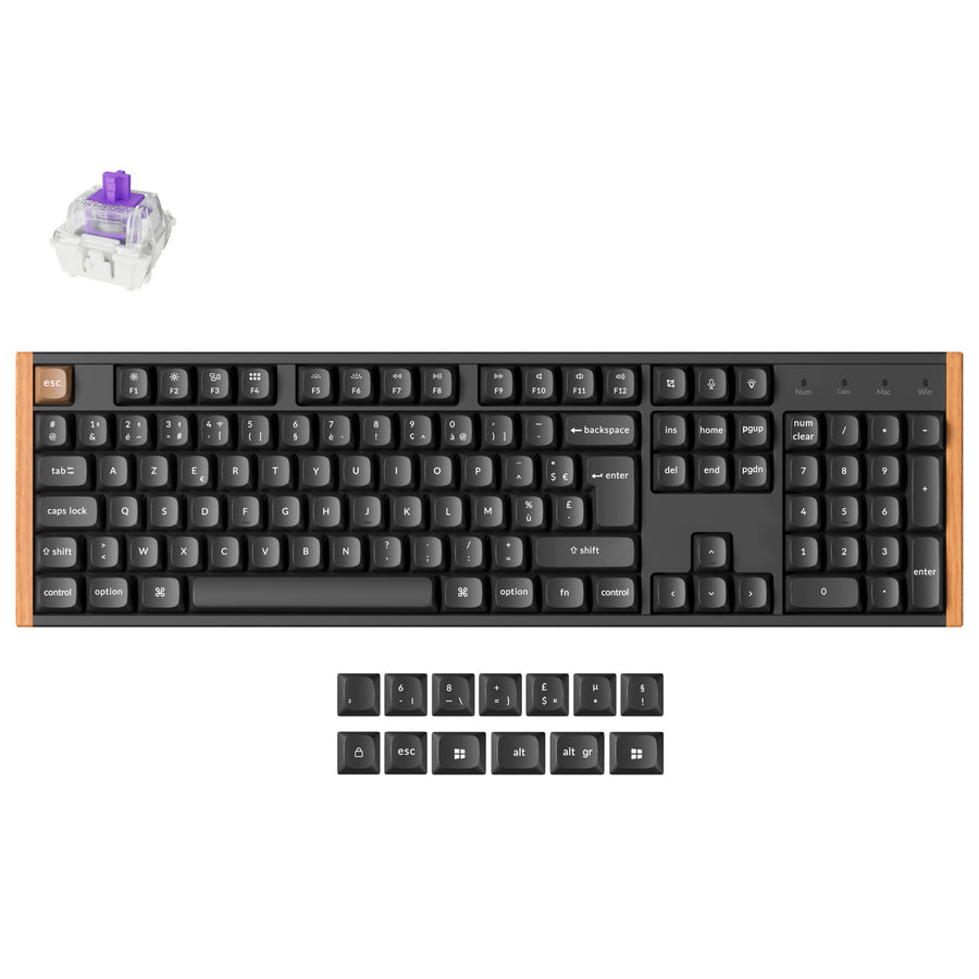 Clavier personnalisé Keychron K10 HE sans fil à interrupteur magnétique Collection disposition ISO