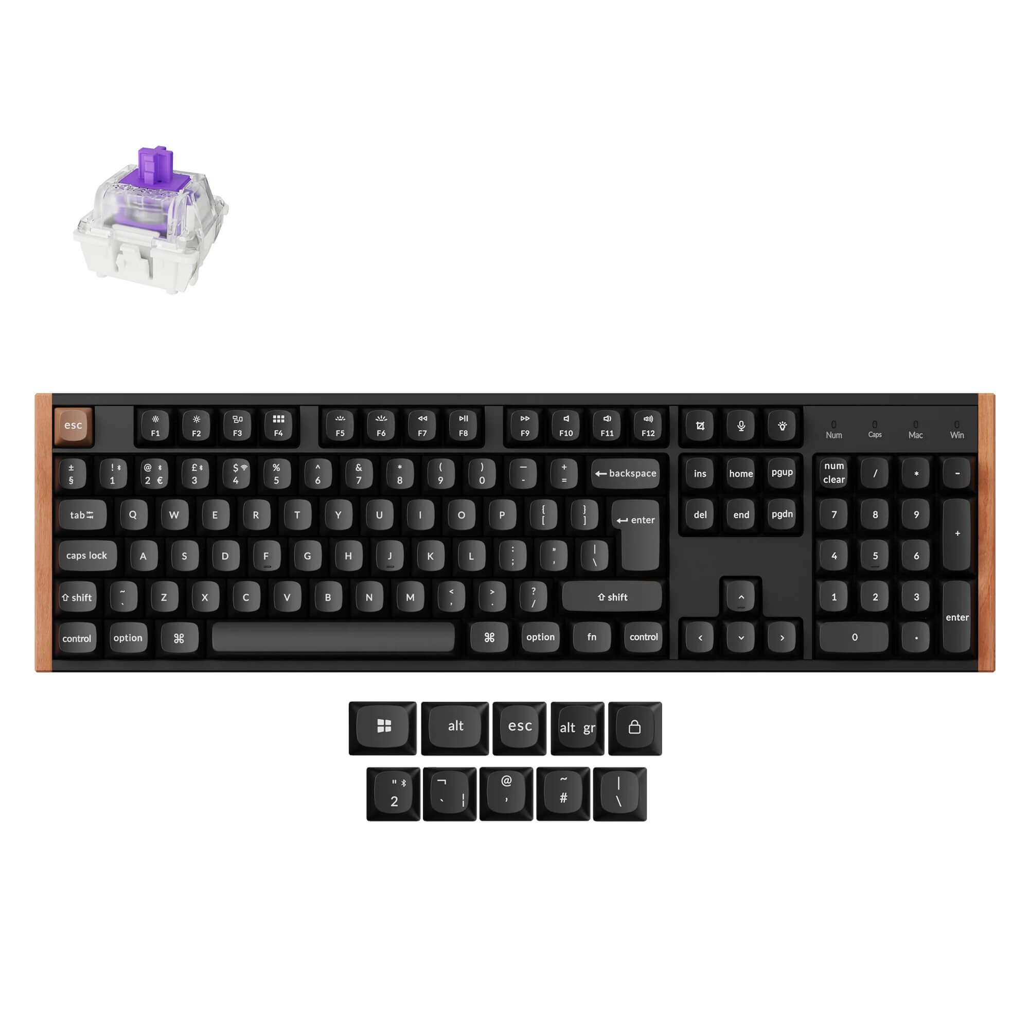 Clavier personnalisé Keychron K10 HE sans fil à interrupteur magnétique Collection disposition ISO