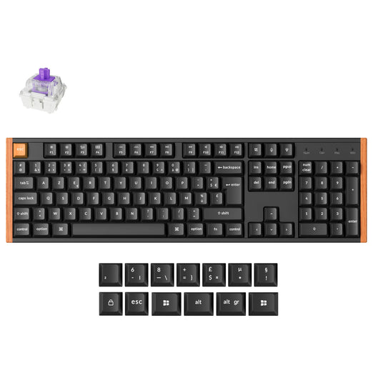 Clavier personnalisé Keychron K10 HE sans fil à interrupteur magnétique Collection disposition ISO