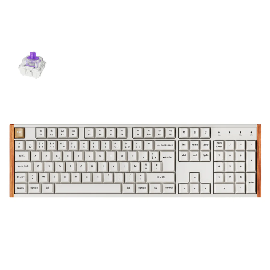 Clavier personnalisé Keychron K10 HE sans fil à interrupteur magnétique Collection disposition ISO