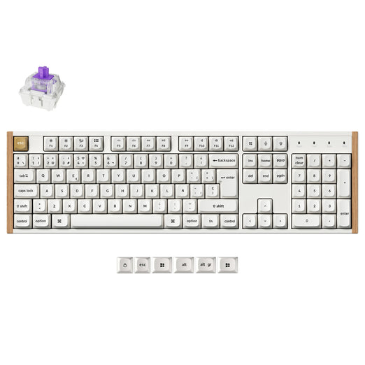 Clavier personnalisé Keychron K10 HE sans fil à interrupteur magnétique Collection disposition ISO