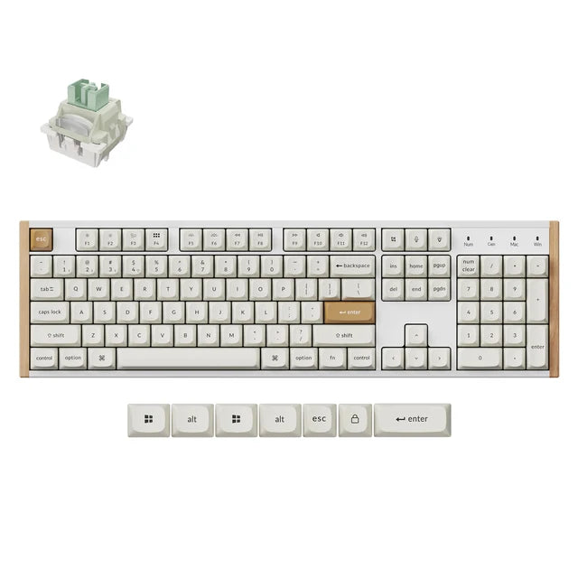 Clavier sans fil Keychron K10 HE à interrupteurs magnétiques (Disposition US ANSI)