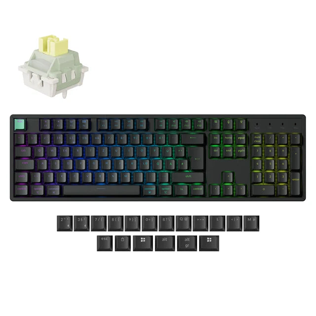 Clavier personnalisé Keychron K10 HE sans fil à interrupteur magnétique Collection disposition ISO
