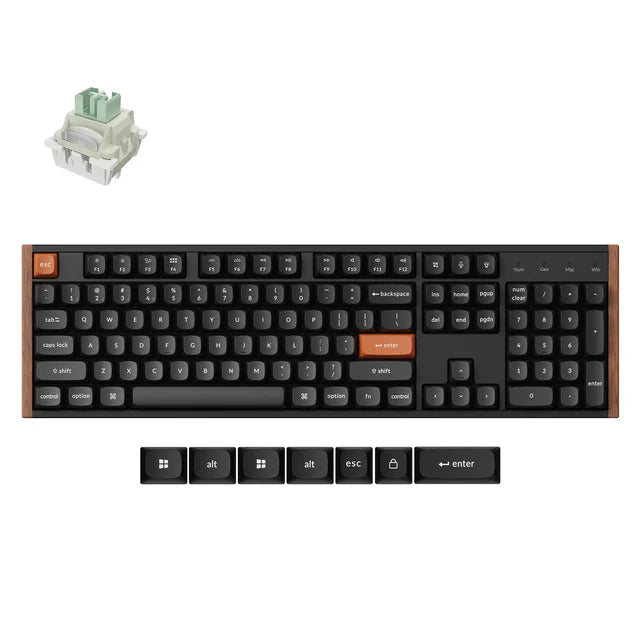 Clavier sans fil Keychron K10 HE à interrupteurs magnétiques (Disposition US ANSI)