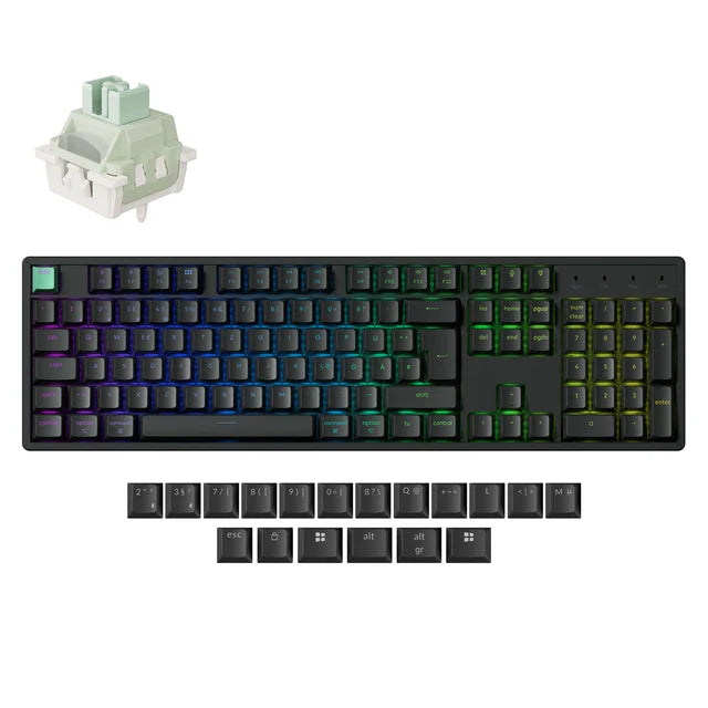 Clavier personnalisé Keychron K10 HE sans fil à interrupteur magnétique Collection disposition ISO