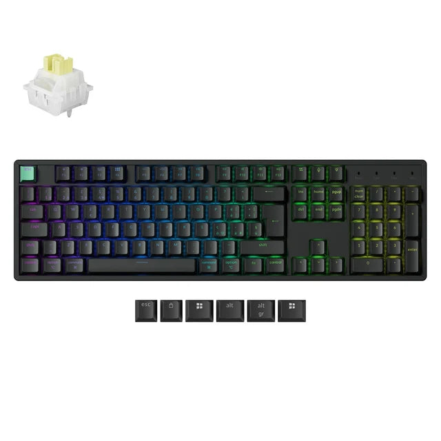 Clavier personnalisé Keychron K10 HE sans fil à interrupteur magnétique Collection disposition ISO
