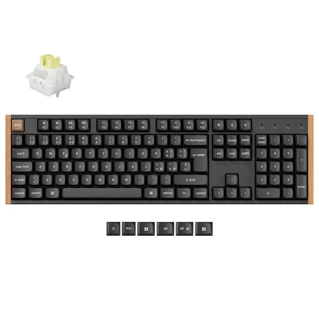 Clavier personnalisé Keychron K10 HE sans fil à interrupteur magnétique Collection disposition ISO