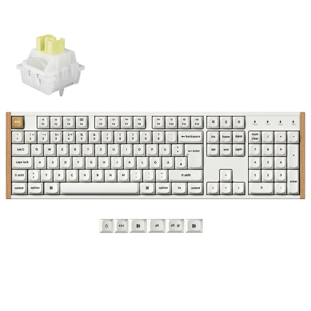 Clavier personnalisé Keychron K10 HE sans fil à interrupteur magnétique Collection disposition ISO
