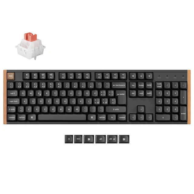 Clavier personnalisé Keychron K10 HE sans fil à interrupteur magnétique Collection disposition ISO