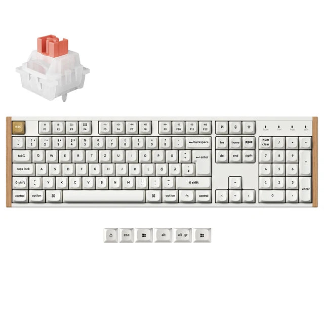 Clavier personnalisé Keychron K10 HE sans fil à interrupteur magnétique Collection disposition ISO