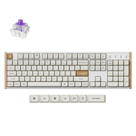 Clavier Keychron K10 HE sans fil à interrupteur magnétique (Disposition US ANSI)