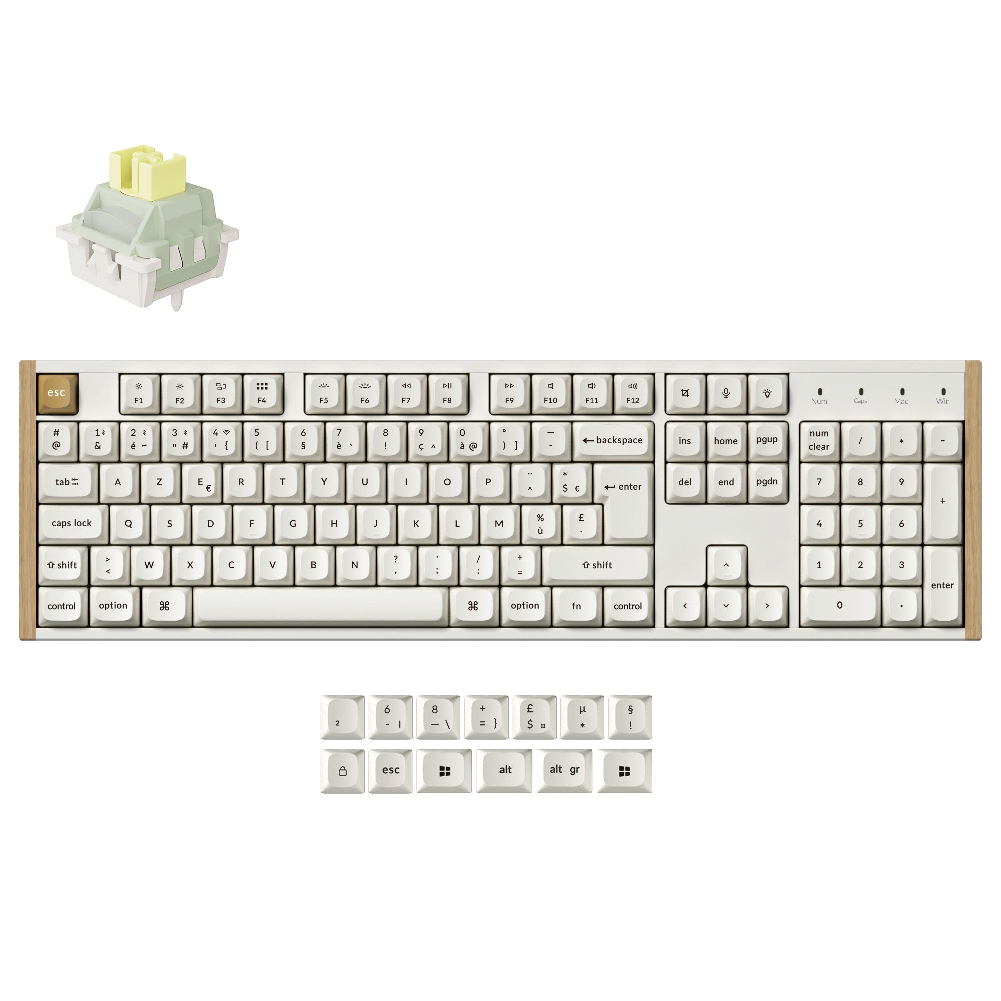 Keychron K10 HE Wireless Magnetic Switch Custom Keyboard ISO Layout Collection
