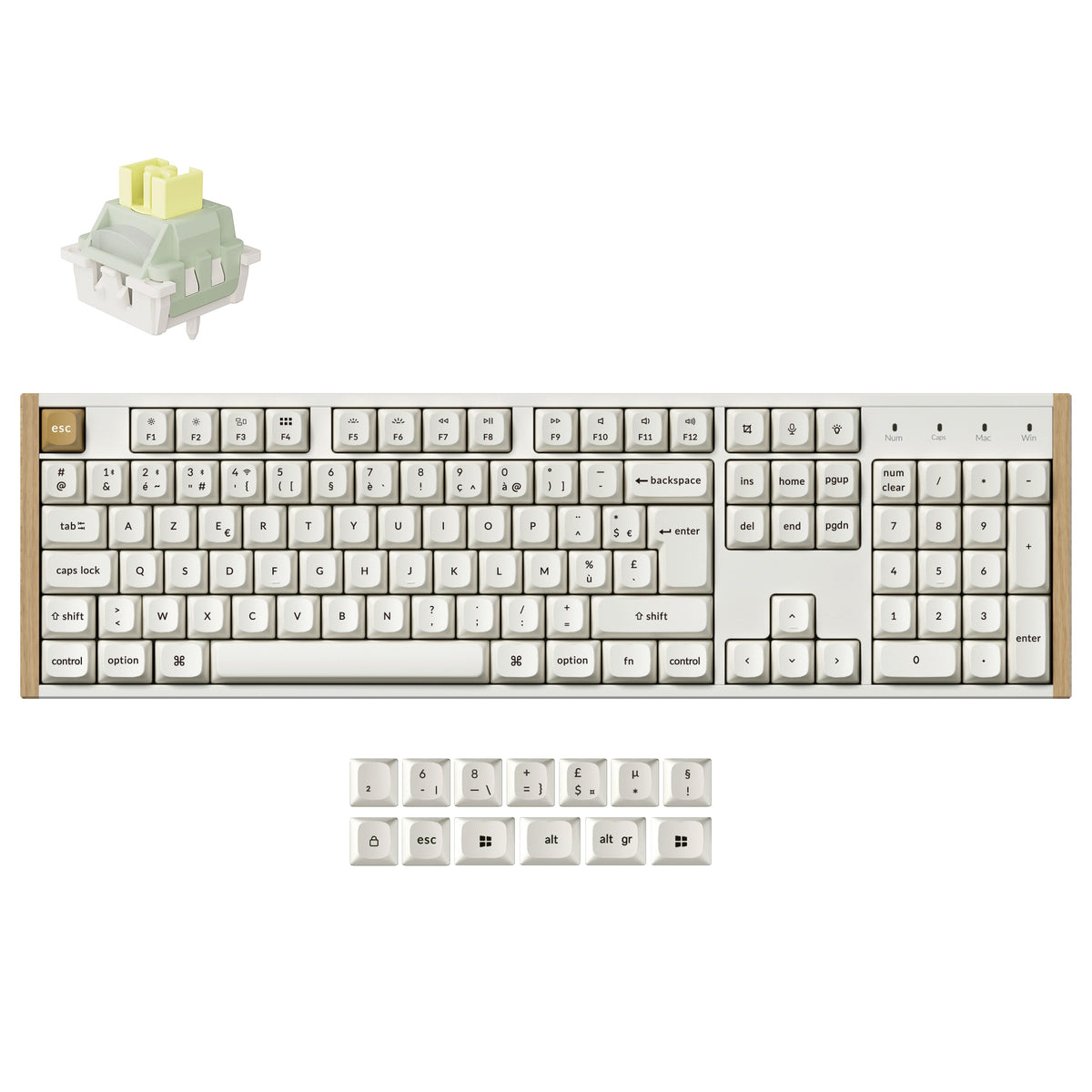 Clavier personnalisé Keychron K10 HE sans fil à interrupteur magnétique Collection disposition ISO