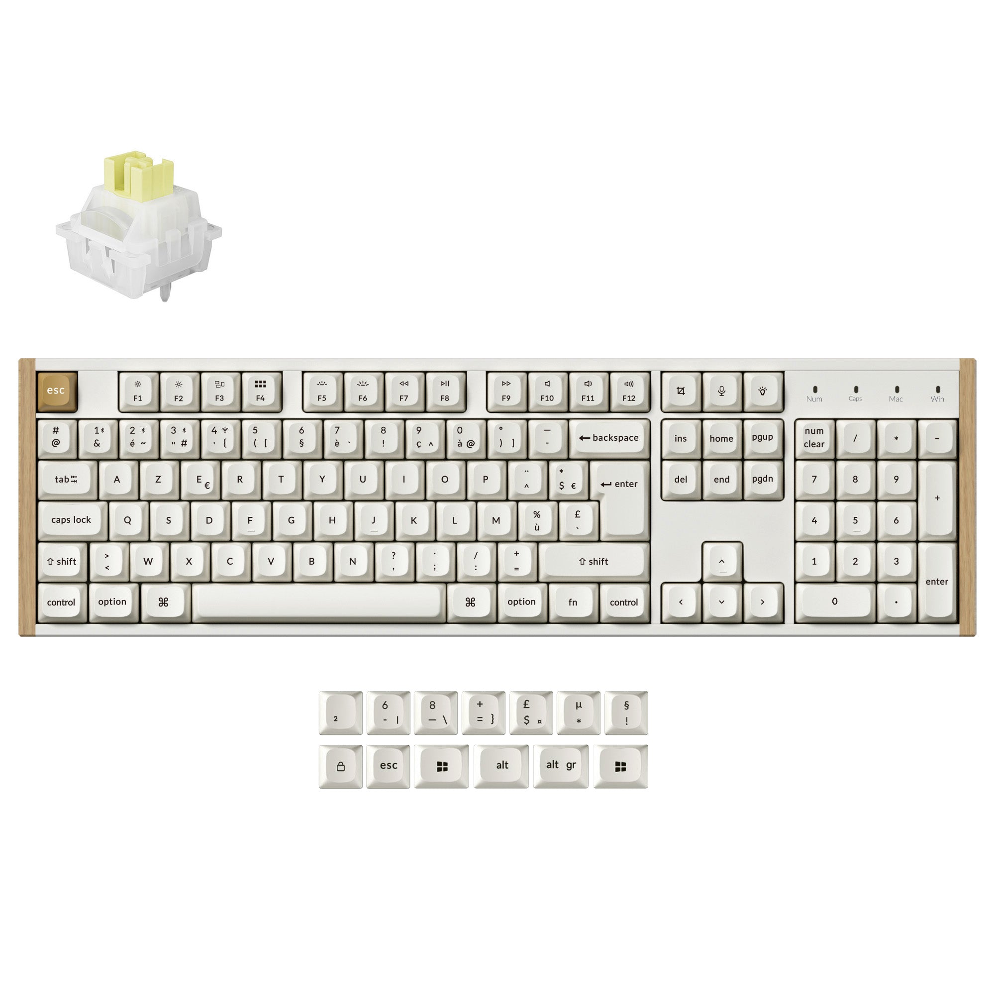 Clavier personnalisé Keychron K10 HE sans fil à interrupteur magnétique Collection disposition ISO