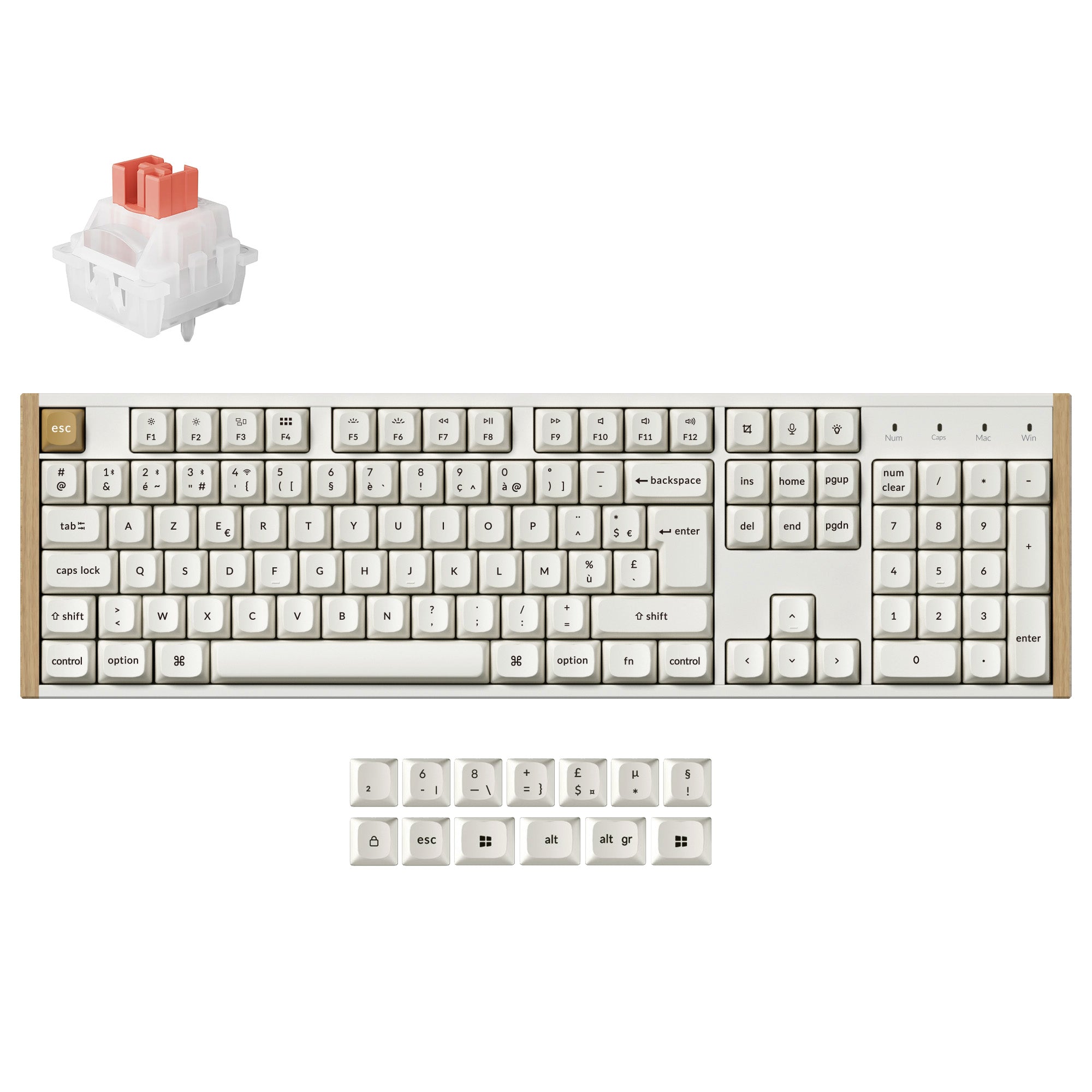 Keychron K10 HE Wireless Magnetic Switch Custom Keyboard ISO Layout Collection