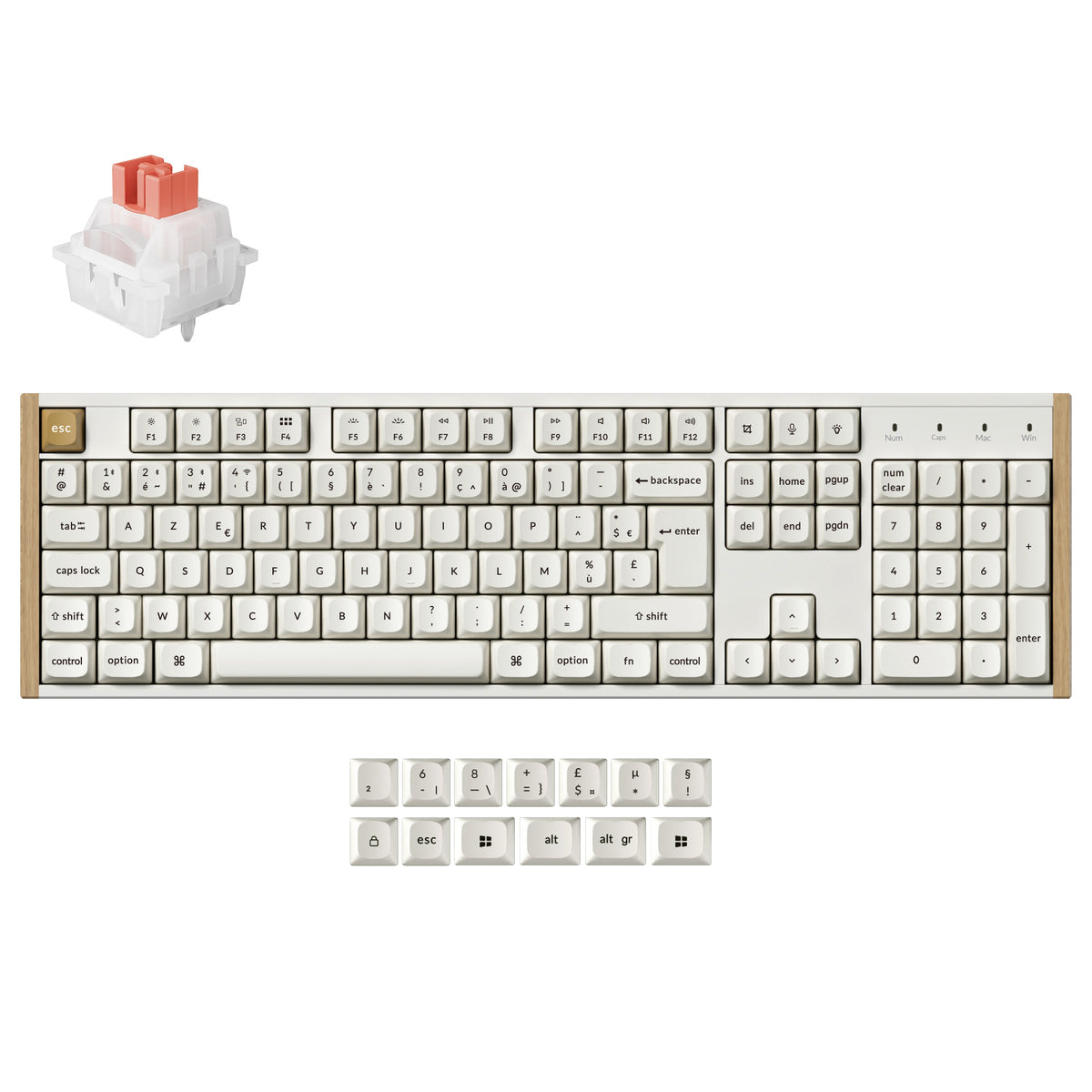 Clavier personnalisé Keychron K10 HE sans fil à interrupteur magnétique Collection disposition ISO