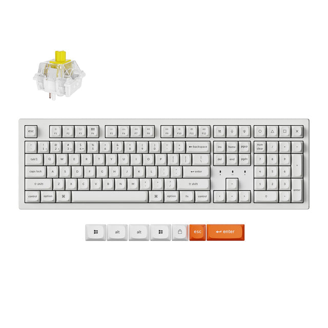 Clavier mécanique sans fil Keychron K10 Max QMK (disposition US ANSI)