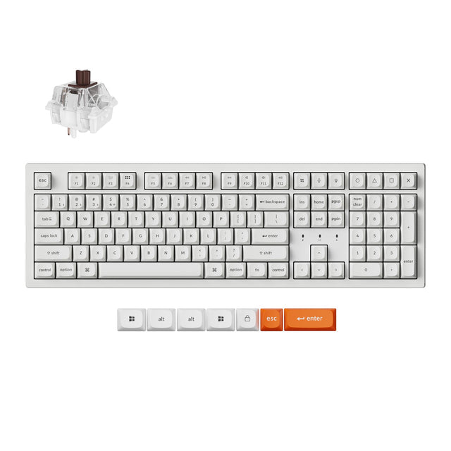 Clavier mécanique sans fil Keychron K10 Max QMK (disposition US ANSI)