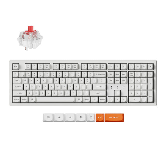 Clavier mécanique sans fil Keychron K10 Max QMK (disposition US ANSI)
