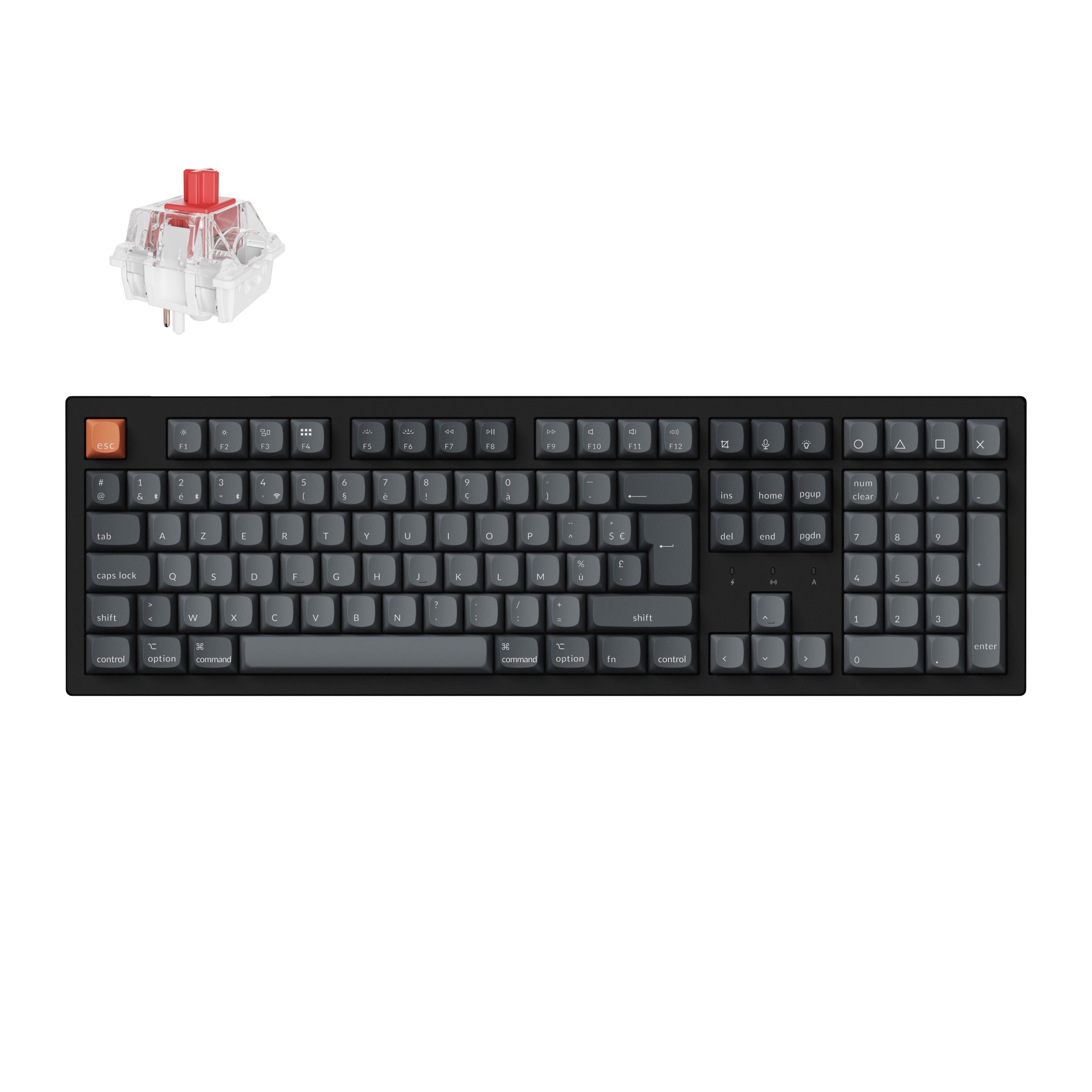 Keychron K10 Max QMK/VIA Wireless Mechanical Keyboard ISO Layout Collection