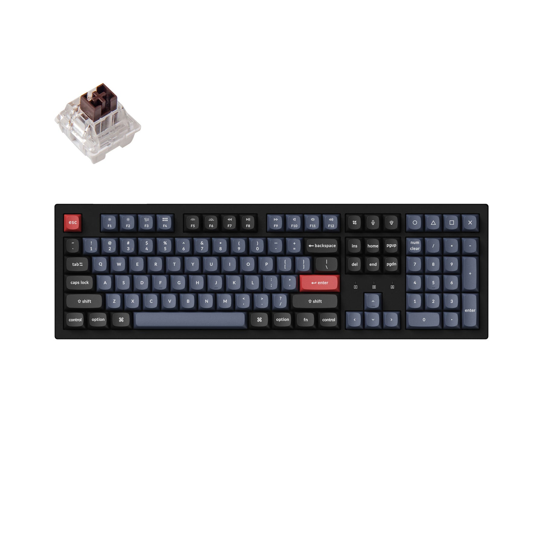 Clavier mécanique sans fil Keychron K10 Pro QMK/VIA (disposition US ANSI)