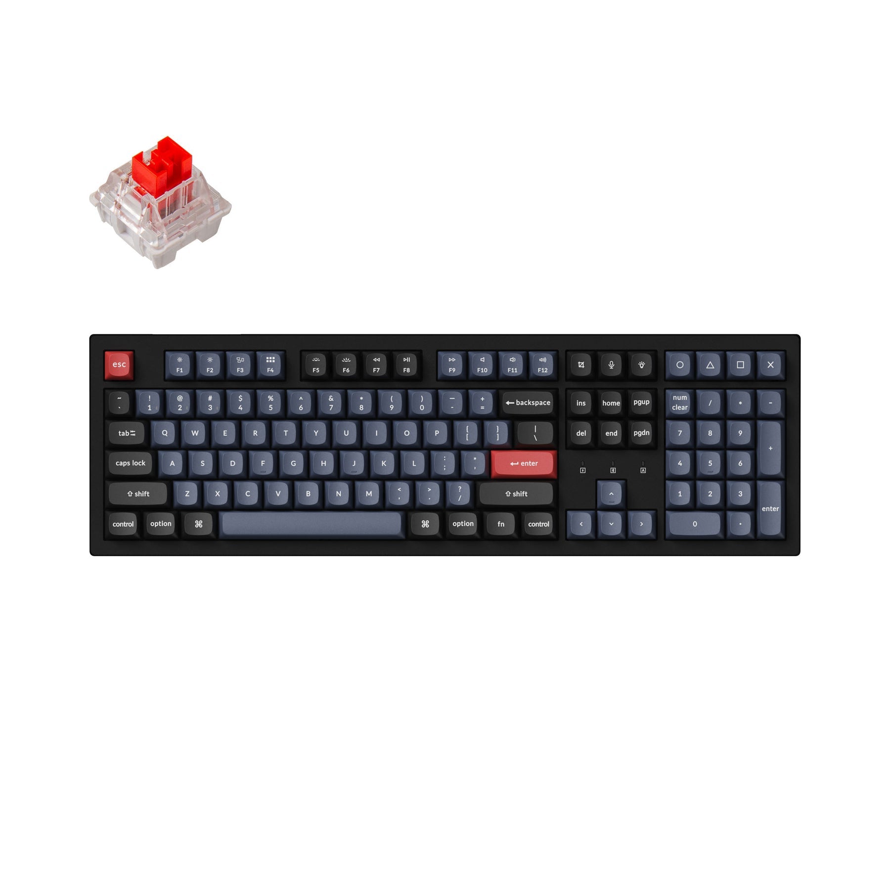 Clavier mécanique sans fil Keychron K10 Pro QMK/VIA (disposition US ANSI)