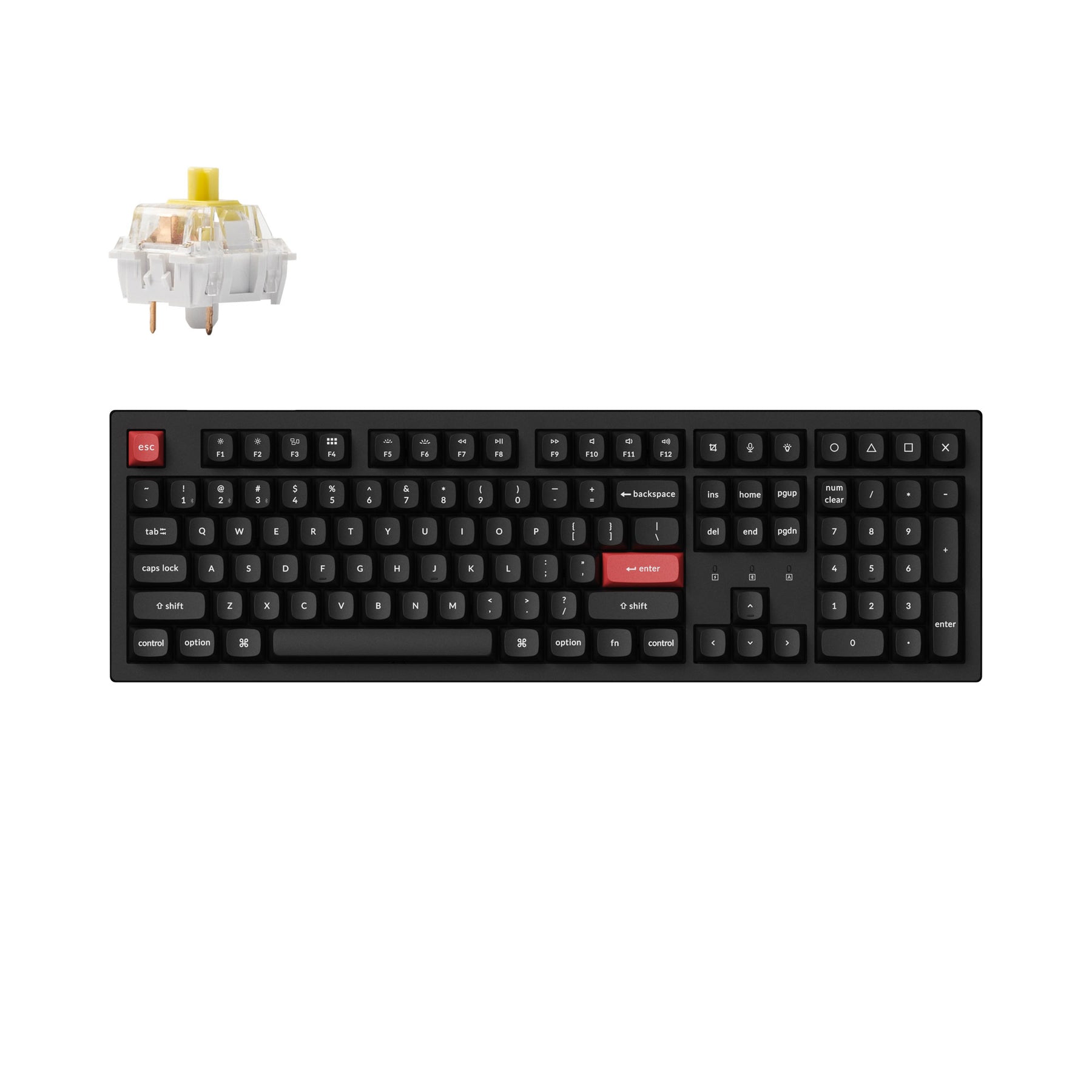 Clavier mécanique sans fil Keychron K10 Pro QMK/VIA (disposition US ANSI)