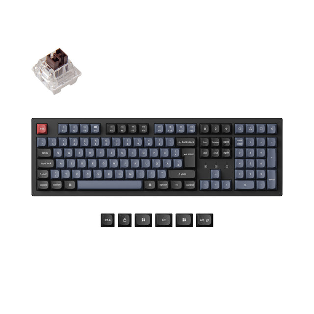 Keychron K10 Pro QMK/VIA Clavier mécanique sans fil Collection de mises en page ISO