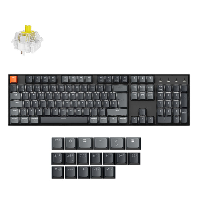 Keychron K10 QMK Wireless Mechanical Keyboard ISO Layout - Version 2