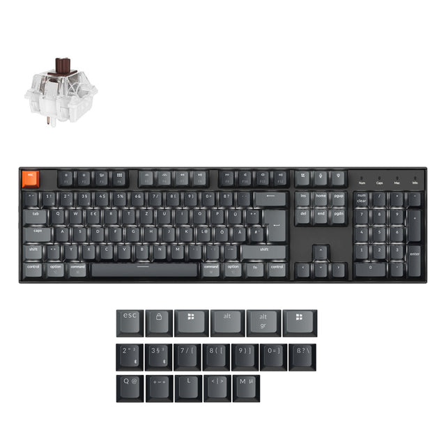 Keychron K10 QMK Wireless Mechanical Keyboard ISO Layout - Version 2