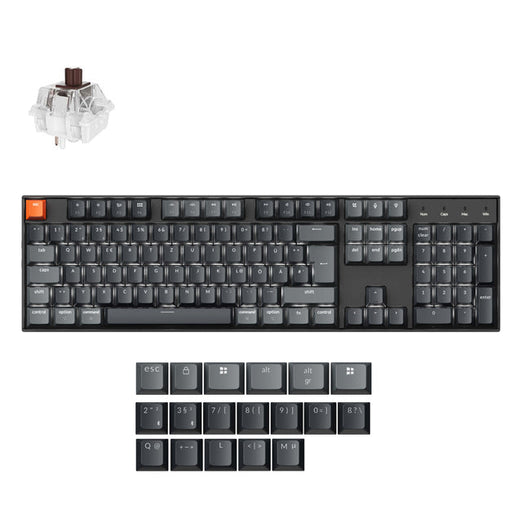 Clavier mécanique sans fil Keychron K10 QMK disposition ISO - Version 2