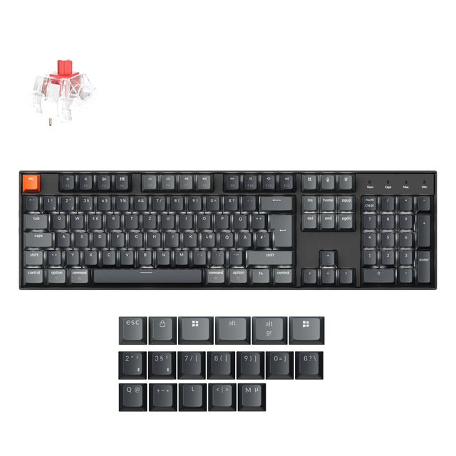 Keychron K10 QMK Wireless Mechanical Keyboard ISO Layout - Version 2