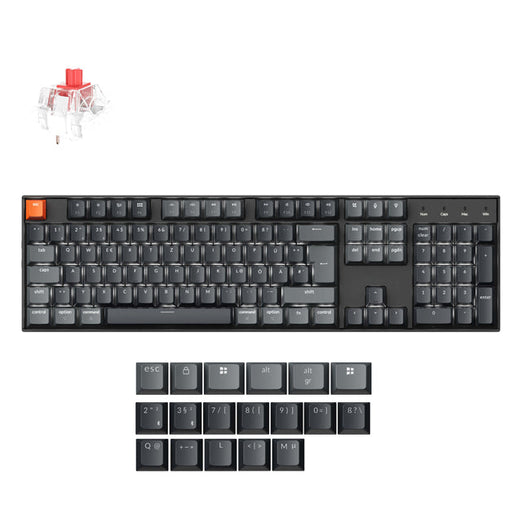 Clavier mécanique sans fil Keychron K10 QMK disposition ISO - Version 2