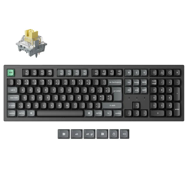 Clavier mécanique personnalisé sans fil Keychron K10 Ultra 8K Collection avec disposition ISO