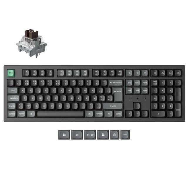 Clavier mécanique personnalisé sans fil Keychron K10 Ultra 8K Collection avec disposition ISO