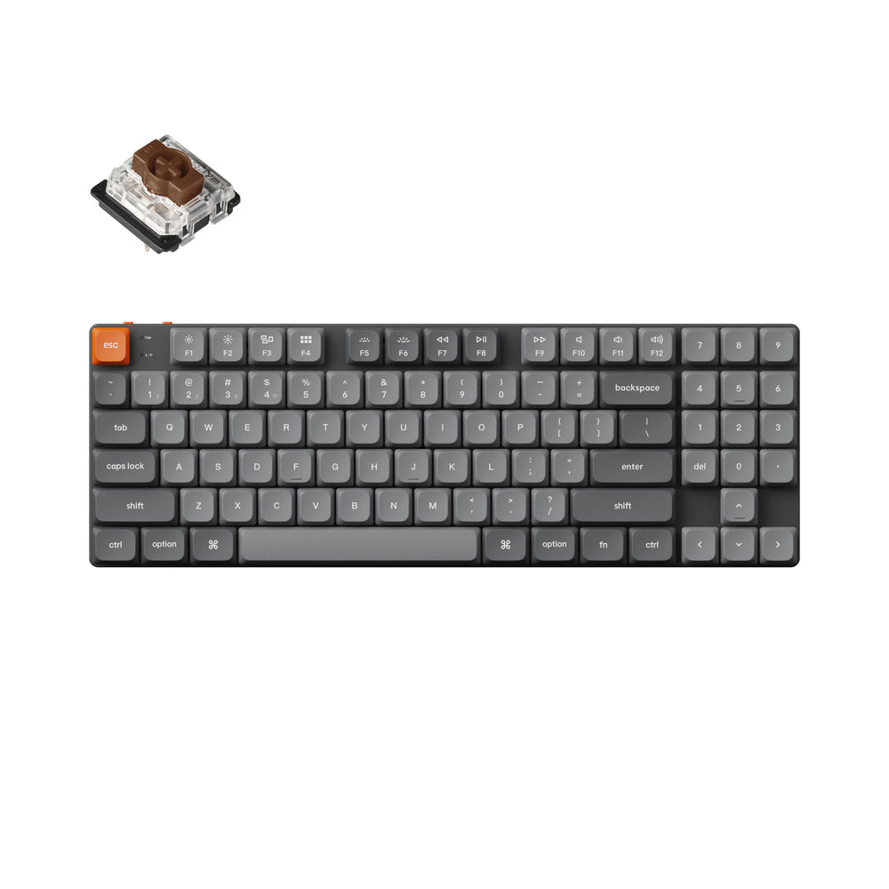 Clavier mécanique personnalisé sans fil Keychron K13 Max QMK/VIA (disposition US ANSI)