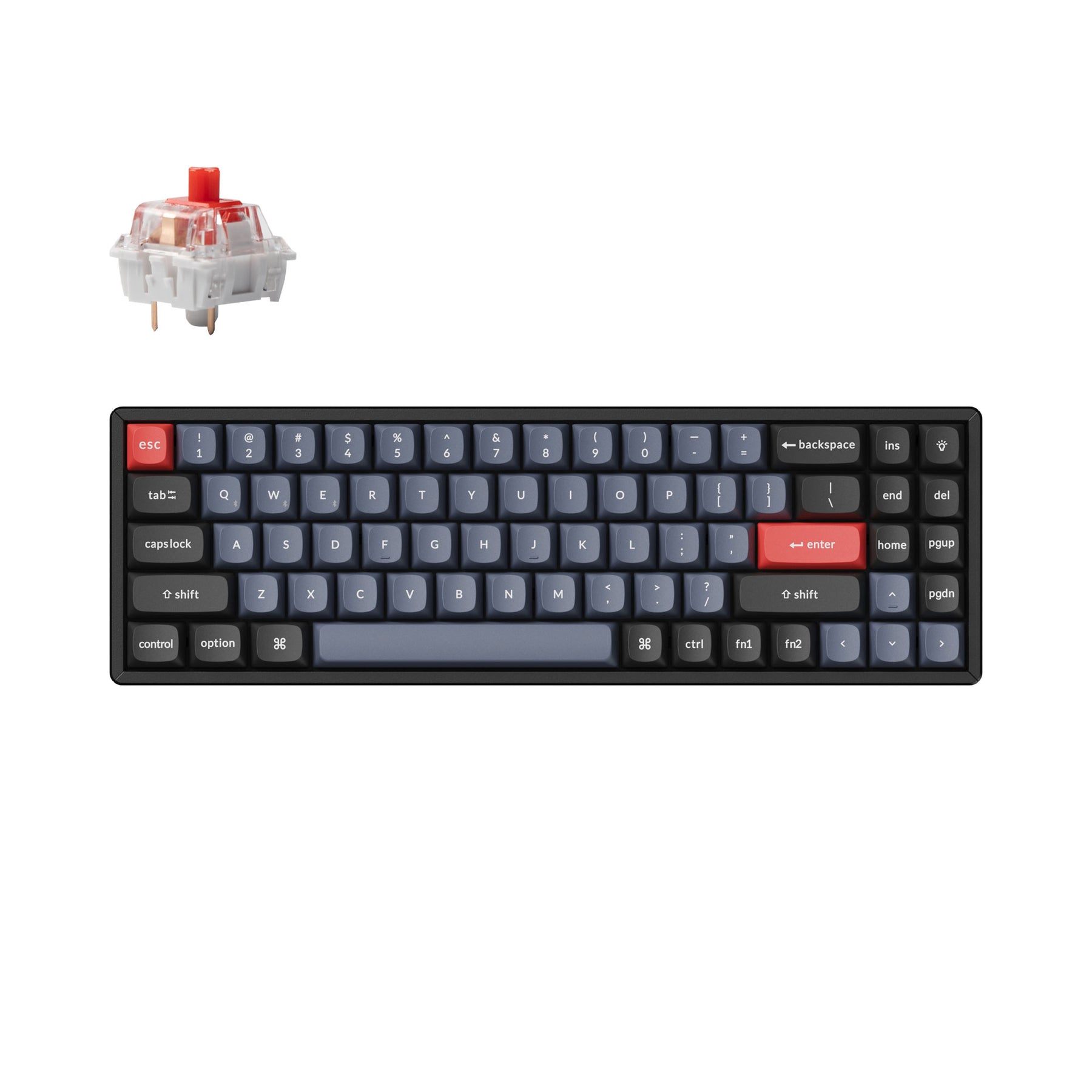 Clavier mécanique sans fil Keychron K14 Pro QMK/VIA (disposition US ANSI)