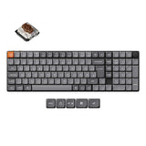 Clavier Mécanique Personnalisé Sans Fil Keychron K17 Max QMK Collection Disposition ISO