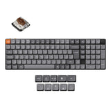 Keychron K17 Max QMK Wireless Custom Mechanical Keyboard ISO Layout Collection