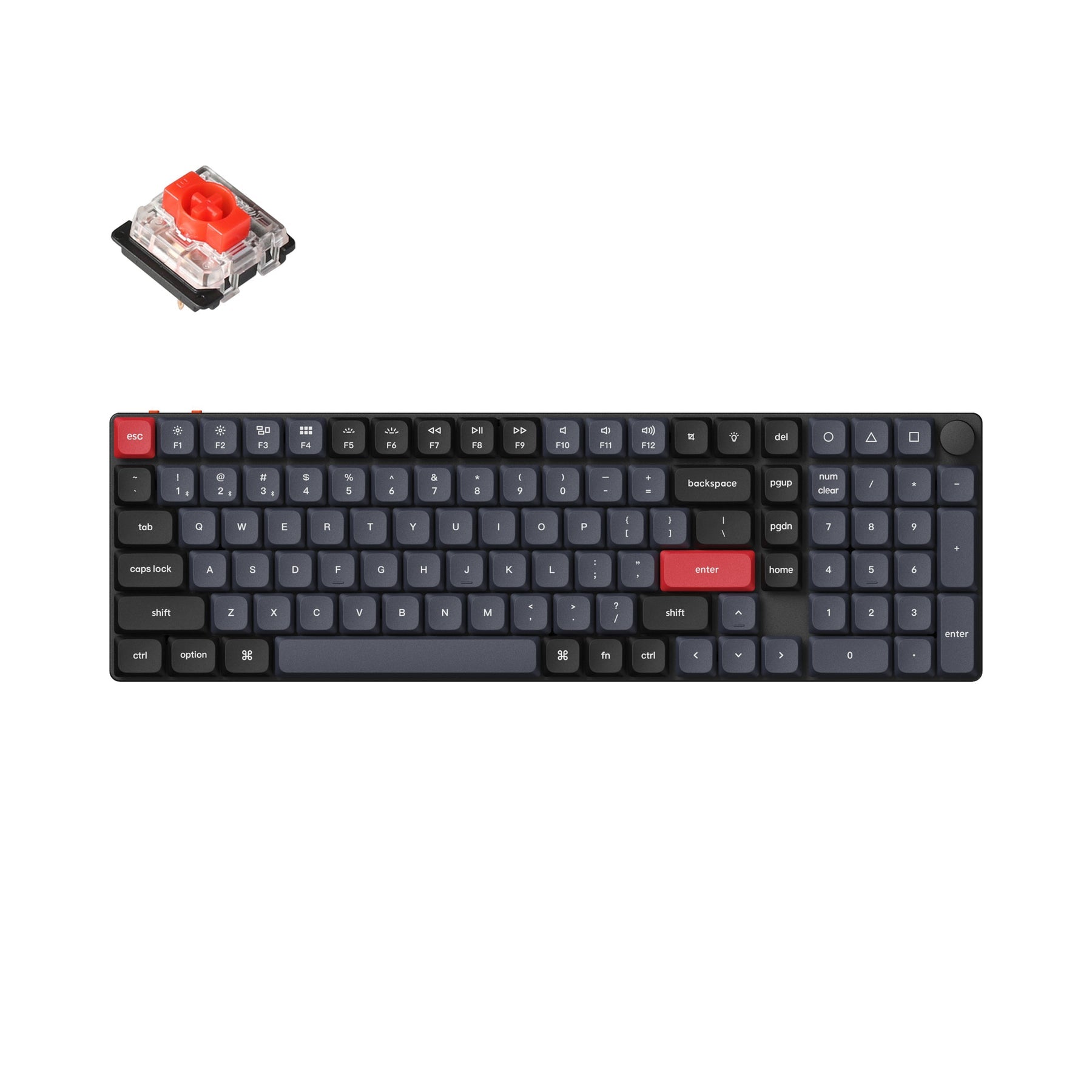 Clavier mécanique personnalisé sans fil Keychron K17 Pro QMK/VIA (disposition US ANSI)