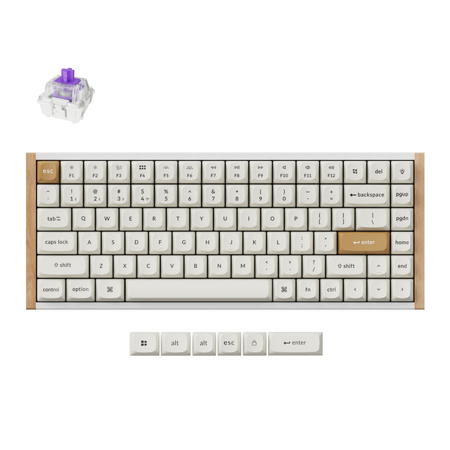 Clavier personnalisé à interrupteur magnétique sans fil Keychron K2 HE