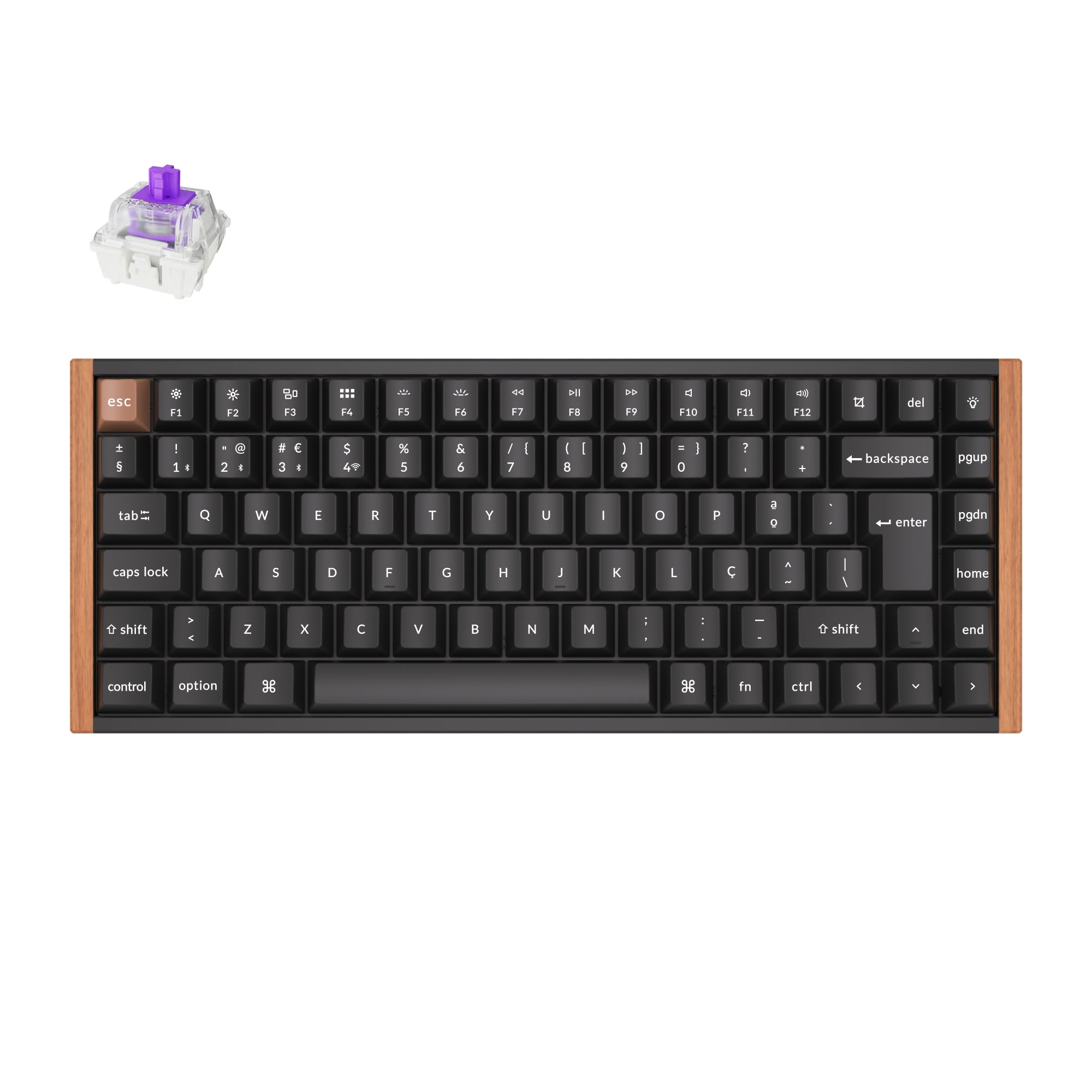 Clavier personnalisé Keychron K2 HE sans fil à interrupteur magnétique Collection disposition ISO