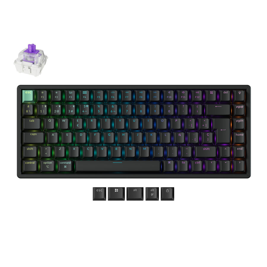 Clavier personnalisé Keychron K2 HE sans fil à interrupteur magnétique Collection disposition ISO