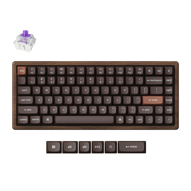 Clavier personnalisé à interrupteur magnétique sans fil Keychron K2 HE