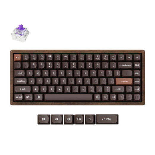 Keychron K2 HE Wireless Magnetic Switch Custom Keyboard - All-Wood Special Edition